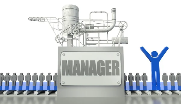 Manager concept with group of — Stock Photo, Image