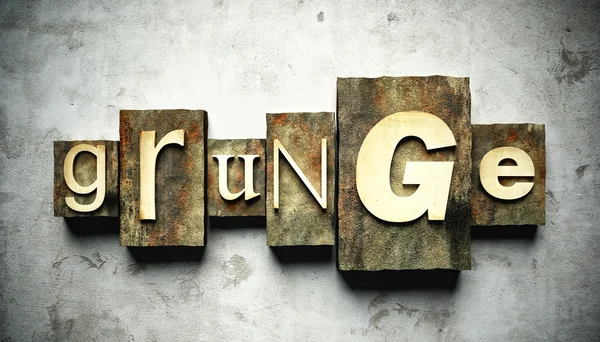 Concepto Grunge con tipografía vintage — Foto de Stock