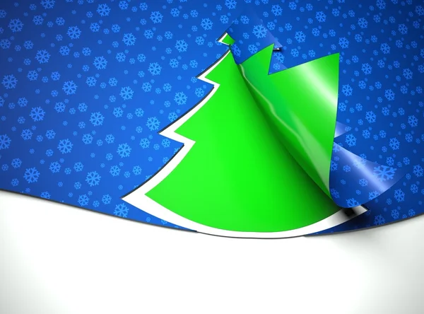 Creative modern Christmas tree background — Stock Photo, Image