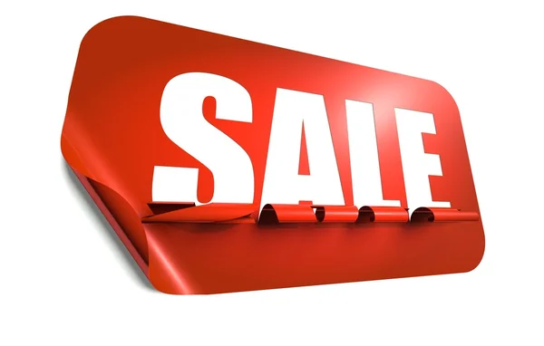Sale concept, cut out in sticker — Stock Photo, Image