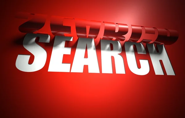 Search concept, cut out in background — Stock Photo, Image