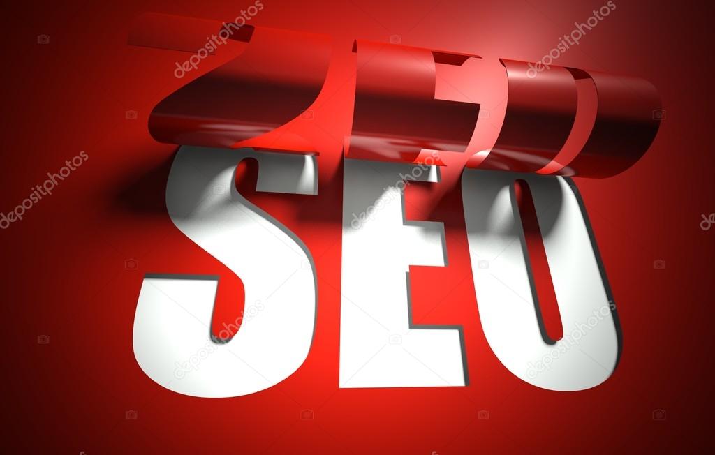 SEO concept, cut out in background