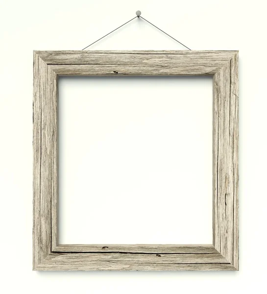 basit eski daire ahşap çerçeve, antika arka plan