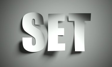 Kağıt arka plan üzerinde kesmek sohbet