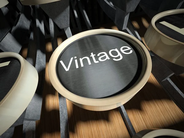 Skrivmaskin med vintage, vintage — Stockfoto