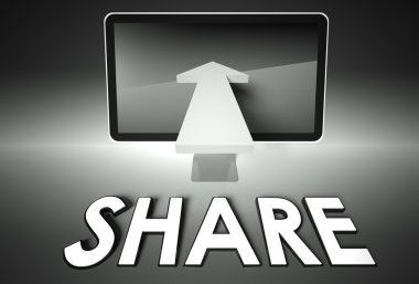 ekran ve kelime paylaşımı, ağ ok ile