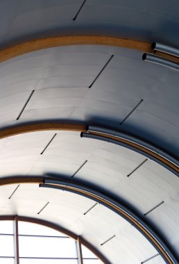 Endüstriyel metal tavan, kentsel iç