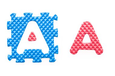 renkli harfler bir alfabe çocuklar için