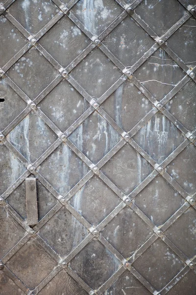 Silná prkna středověké dveře, textury — Stock fotografie