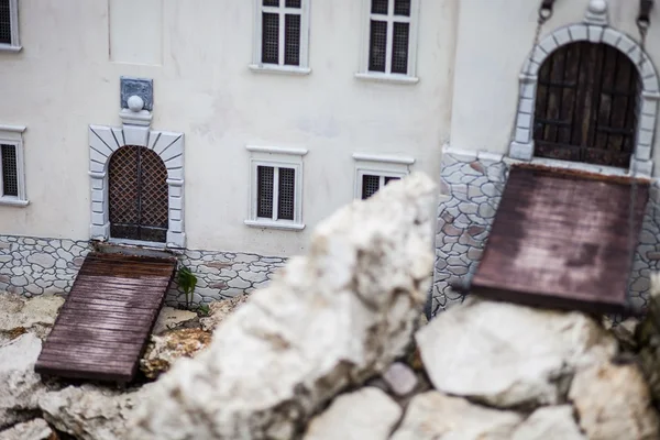 Castle model, architectural miniature park — Stock Photo, Image