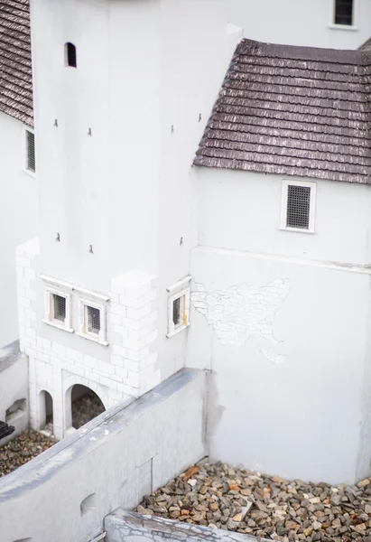 Castle model, architectural miniature park — Stock Photo, Image