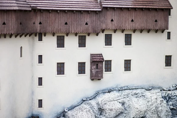 Modello castello, parco architettonico in miniatura — Foto Stock