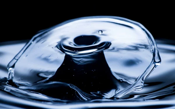 Water splash close-up, verse vloeibare concept — Stockfoto