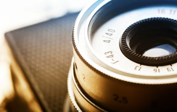 Close up of the old camera, vintage style — Stock Photo, Image