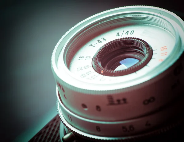 Close up of the old camera, vintage style — Stock Photo, Image