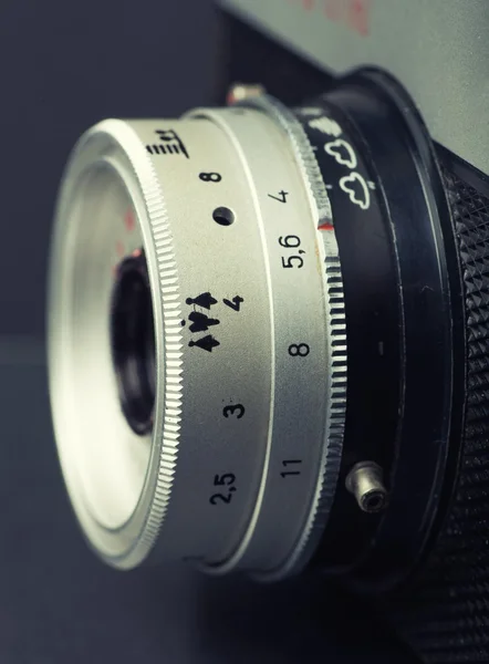 Close up van de oude camera, vintage stijl — Stockfoto