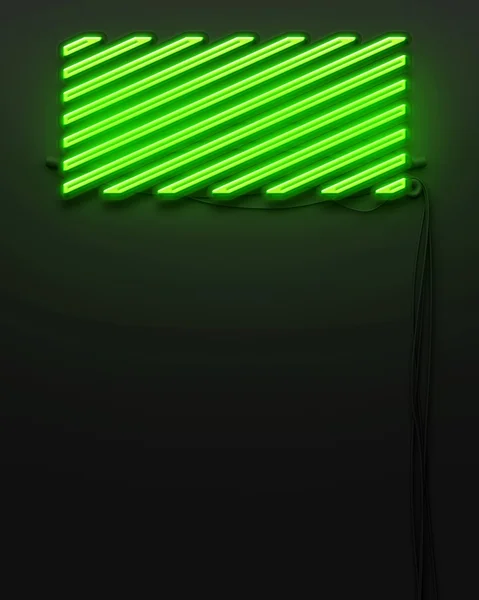 Neon glowing signboard empty frame, copyspace — Stock Photo, Image