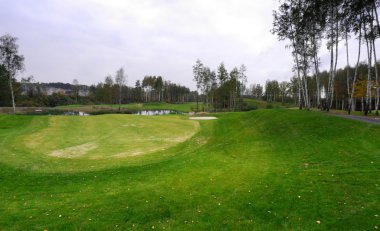 Golf Sahası manzaralı, arka plan