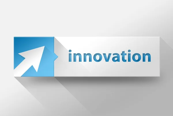 3D-zakelijke innovatie plat ontwerp, illustratie — Stockfoto