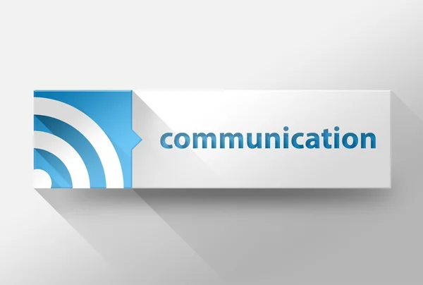 3d communication flat design, illustration — Stock Photo, Image