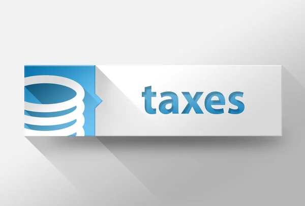 3D-belastingen platte ontwerp, illustratie — Stockfoto
