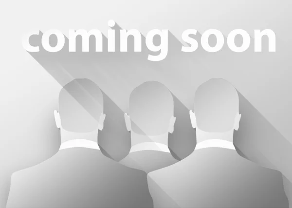 Business coming soon 3d illustration flat design — Stock Photo, Image