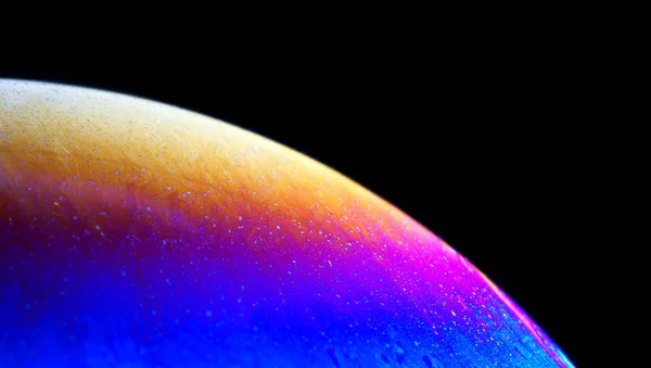 Abstract planet colorful background close up