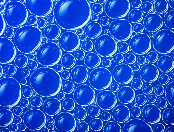 Latar belakang biru abstrak struktur sel — Stok Foto