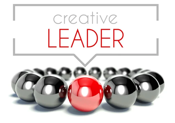 Negócio de líder criativo único, conceito — Fotografia de Stock