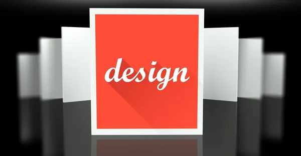 Design signe exposition galerie stand murs — Photo