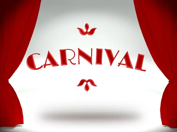 Carnaval en el teatro, invitación —  Fotos de Stock