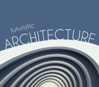 fütüristik mimarisi poster ile modern Binası