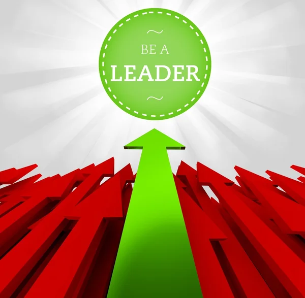 Individuality concept, Be a leader — Stock Photo, Image