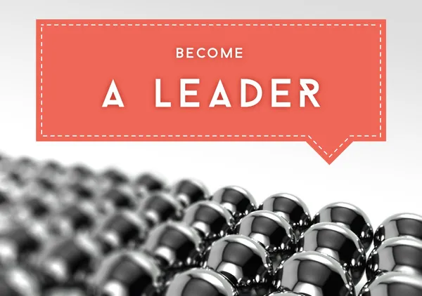 Become a leader, business individuality concept — Stock Photo, Image