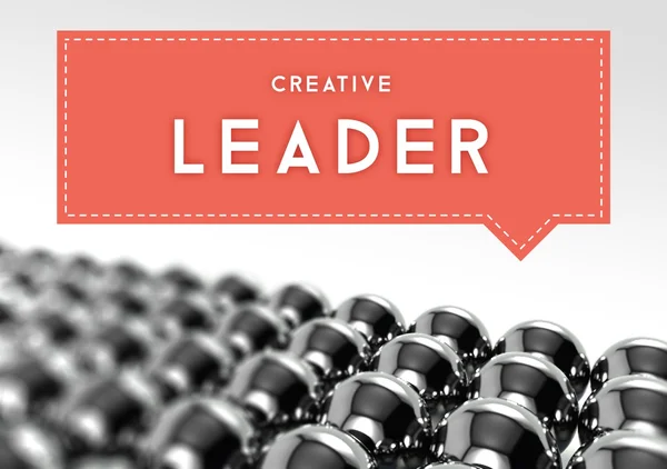 Creative leader business individuality conception — Stock Photo, Image