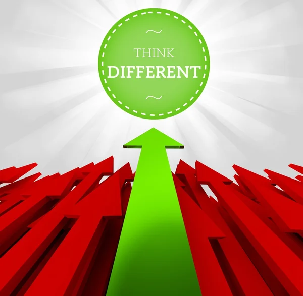 Individuality concept. Think different — Stock Photo, Image