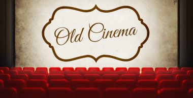 filmlerde eski retro Vintage film ekranı