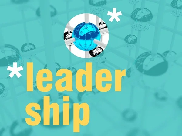 Concetto di leadership. leader unico individualista — Foto Stock