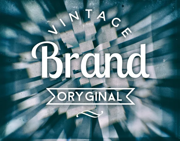 Marca vintage oryginal. póster conceptual retro — Foto de Stock