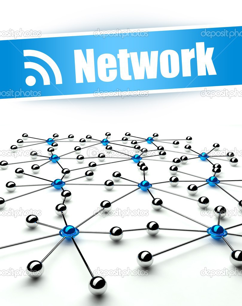 Network. Conception of internet and communication