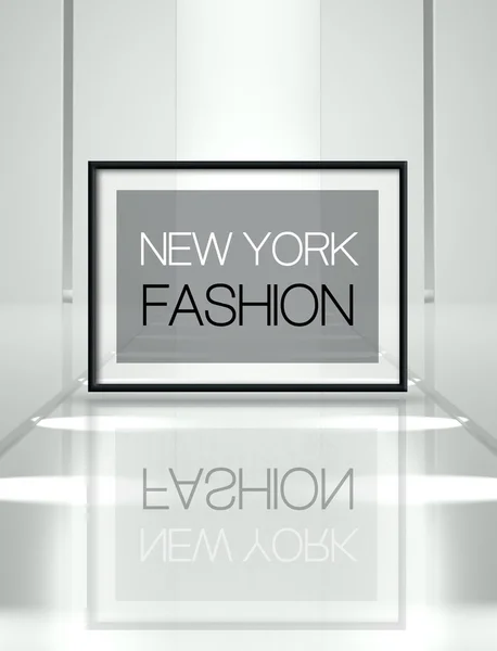 New York fashion on empty runway — Stock Photo, Image