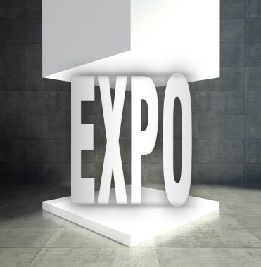 Expo kelime sergi Vitrini