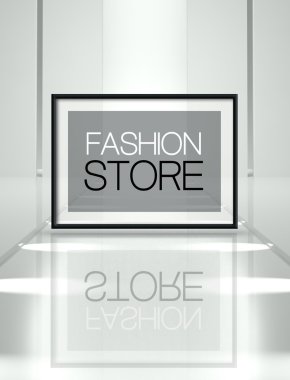 moda mağaza boş pist üzerinde