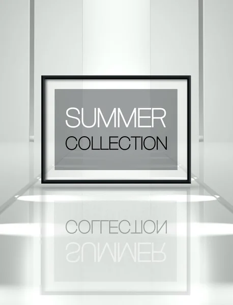 Colección de moda de verano en pista vacía — Foto de Stock