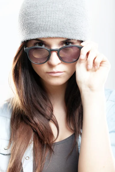 Porträt eines Hipster-Teenagers — Stockfoto