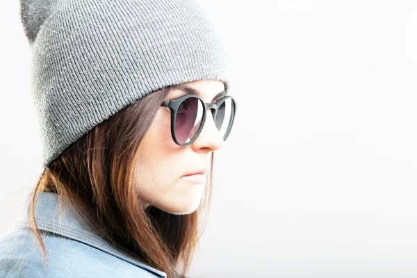 Portrait of stylish teenage girl — Stock Photo, Image