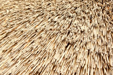 thatched çatı kenarı hasır desen