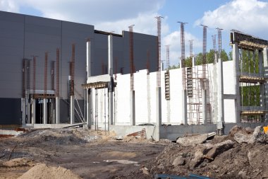 Endüstriyel Bina açık fabrika inşaatı