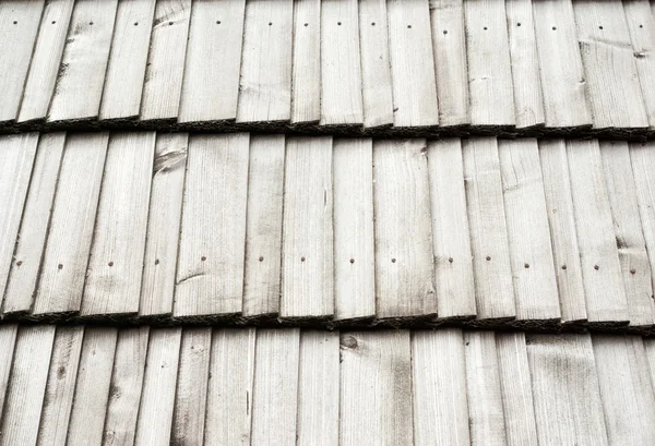 Old wooden shingled roof texture — Stock Photo, Image