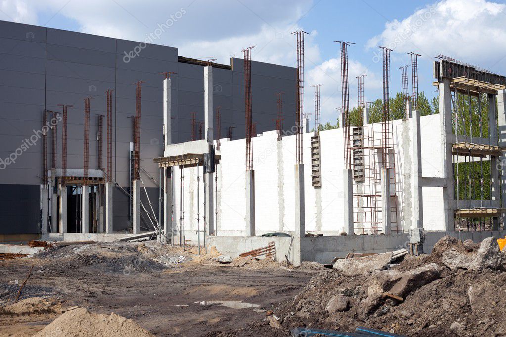 Industrial building outdoor factory construction